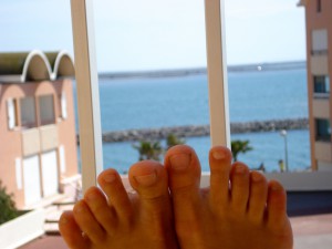 Blick aus dem Fenster